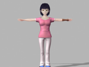 cartoon characters 3D Model