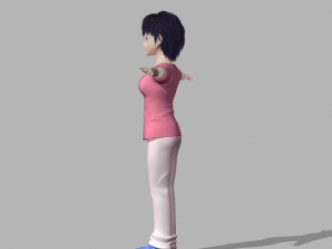 cartoon characters 3D Model