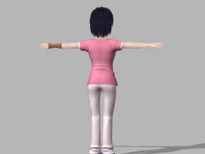 cartoon characters 3D Model