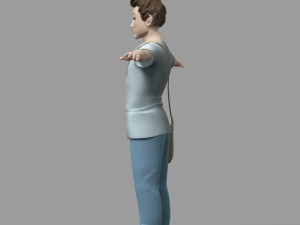 cartoon characters Model 3D