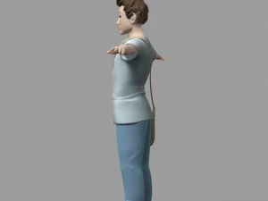 cartoon characters 3D Model