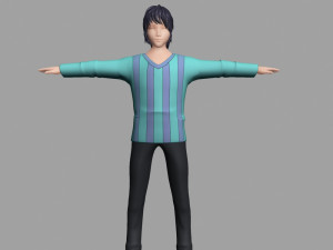 cartoon characters Modelo 3D