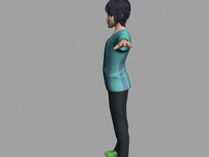 cartoon characters Modèle 3D