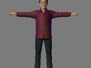 cartoon characters 3D Model