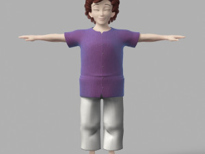 cartoon characters 3Dモデル