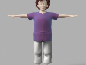 cartoon characters 3D Model