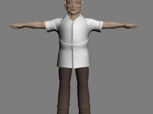 cartoon characters 3D Model