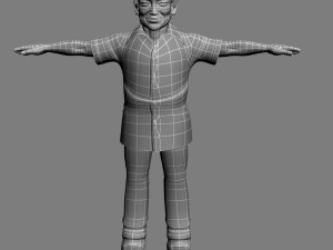 cartoon characters 3D 모델
