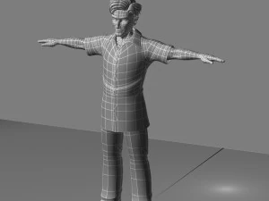 cartoon characters 3D Model