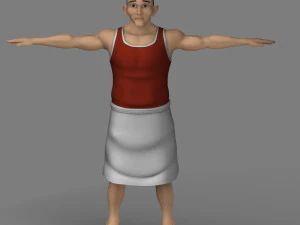 cartoon characters 3D Model