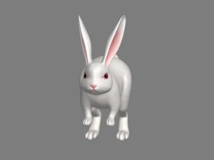 cartoon rabbit 3D Model