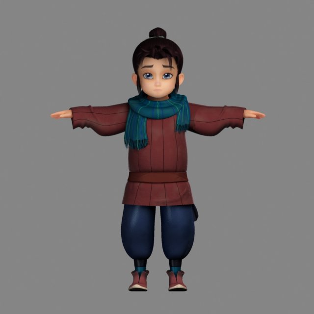 cartoon characters Modelo 3D .c4d .max .obj .3ds .fbx .stl .blend