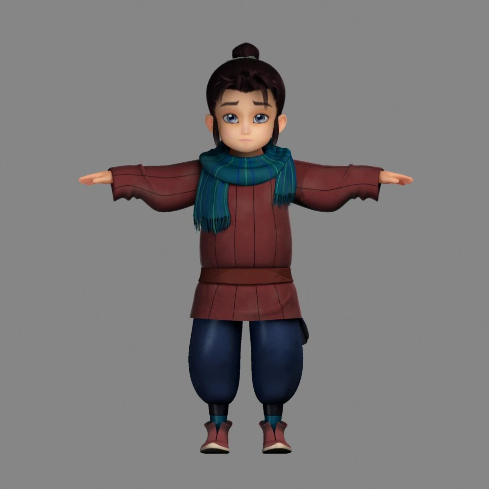 cartoon characters 3D Model .c4d .max .obj .3ds .fbx .stl .blend 