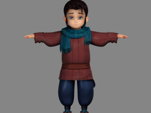 cartoon characters 3D मॉडल
