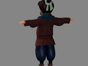 cartoon characters 3D Model