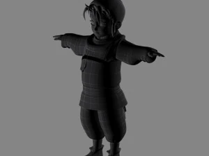cartoon characters 3D Model