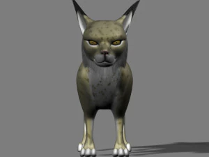 Cartoon-Rotluchse 3D Modell