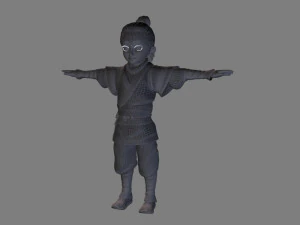 cartoon boy 3D Model