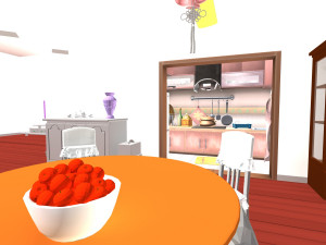 cartoon kitchen 3D Model