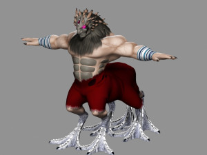 cartoon monster Modelo 3D