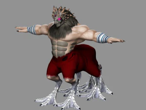 monstre de dessin anim&eacute; Modèle 3D