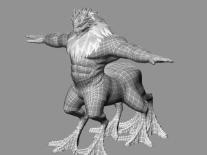 cartoon monster 3D Model