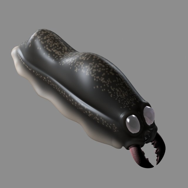cartoon firefly larvae 3Dモデル .c4d .max .obj .3ds .fbx .stl .blend 