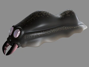 cartoon firefly larvae 3D Model