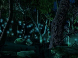 cartoon fireflies Modelo 3D
