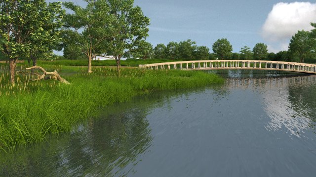 wetlands 3D Модель .c4d .max .obj .3ds .fbx .stl .blend 