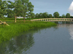 sulak alanlar 3D Model