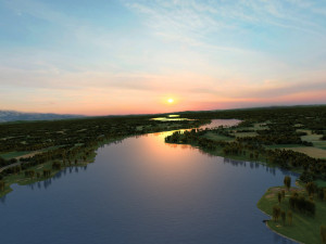 yongding river 3Dモデル