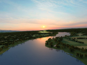 yongding river 3Dモデル