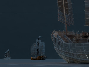 zheng he fleet 3D 模型