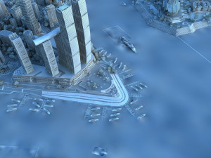 chongqing aerial view 3D Model