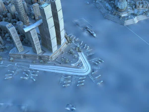 chongqing aerial view 3D Model