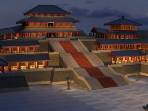 qin palace Modelo 3D