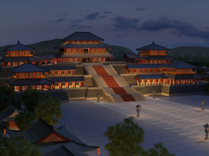 qin palace 3D Model