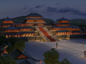 qin palace 3D Model