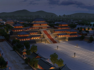 qin palace 3D Model
