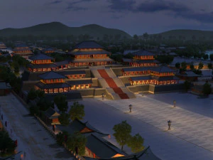 qin palace 3D Model