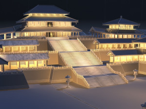 qin palace 3D Model