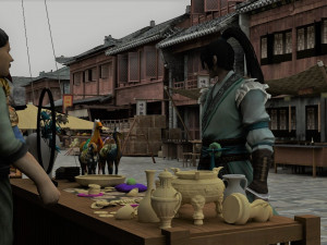 ancient market 3D Model