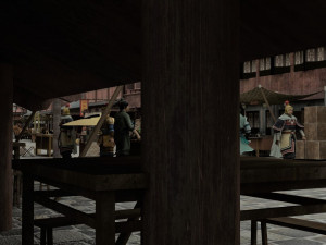 ancient market 3D Model