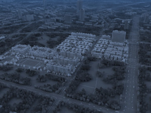 city building 3D 模型