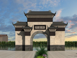 pilgrimage door 3Dモデル
