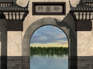 pilgrimage door 3Dモデル