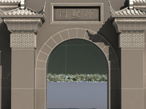 pilgrimage door 3Dモデル