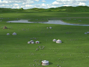 hulunbeier prairie 3D Model