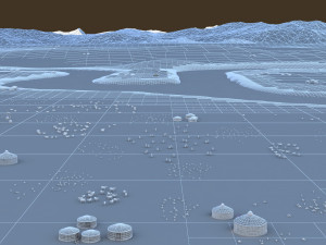 hulunbeier prairie Model 3D